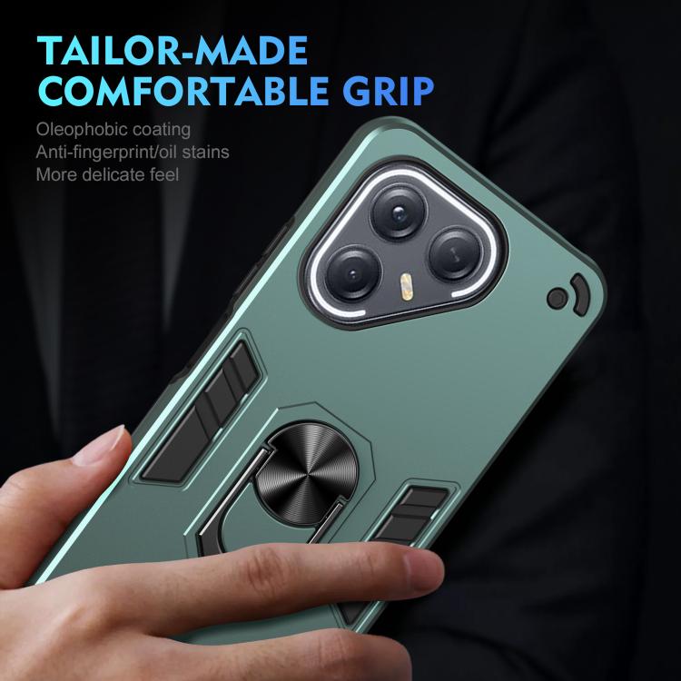 For Tecno Pova 7 Ultra 5G Shockproof Metal Ring Holder Phone Case