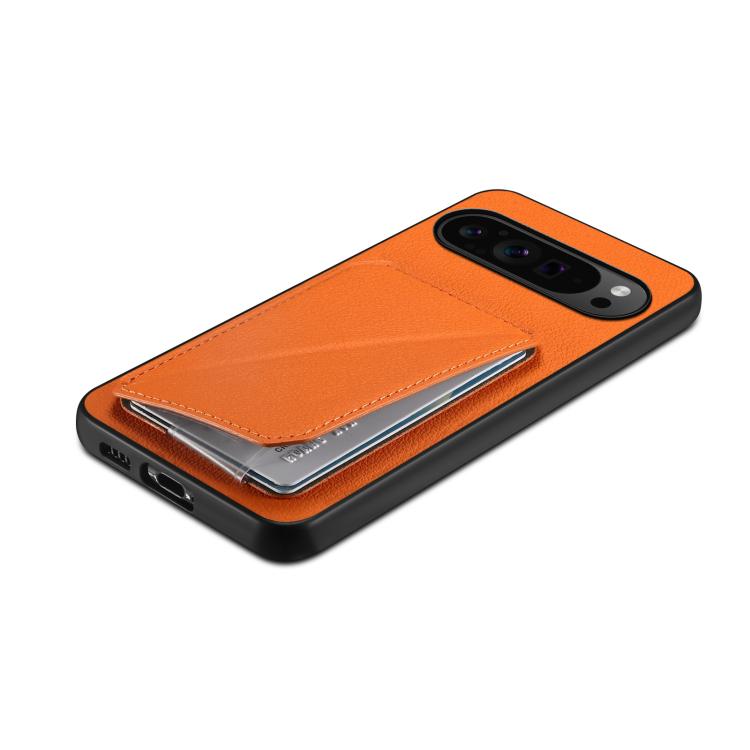 For Google Pixel 10 Pro / 10 D04 Calf Texture Dual Card Slot Holder Phone Case