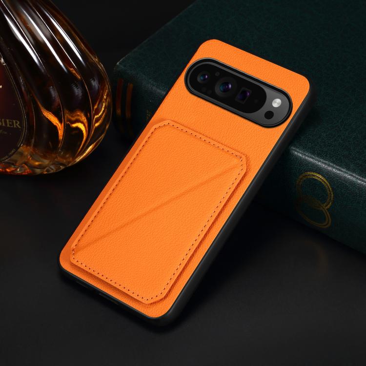 For Google Pixel 10 Pro / 10 D04 Calf Texture Dual Card Slot Holder Phone Case