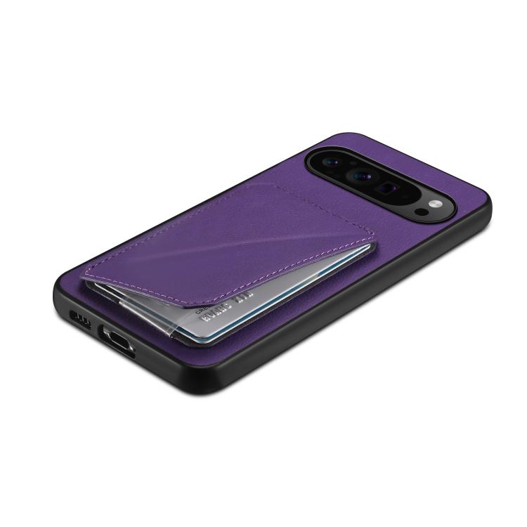 For Google Pixel 10 Pro / 10 D04 Calf Texture Dual Card Slot Holder Phone Case