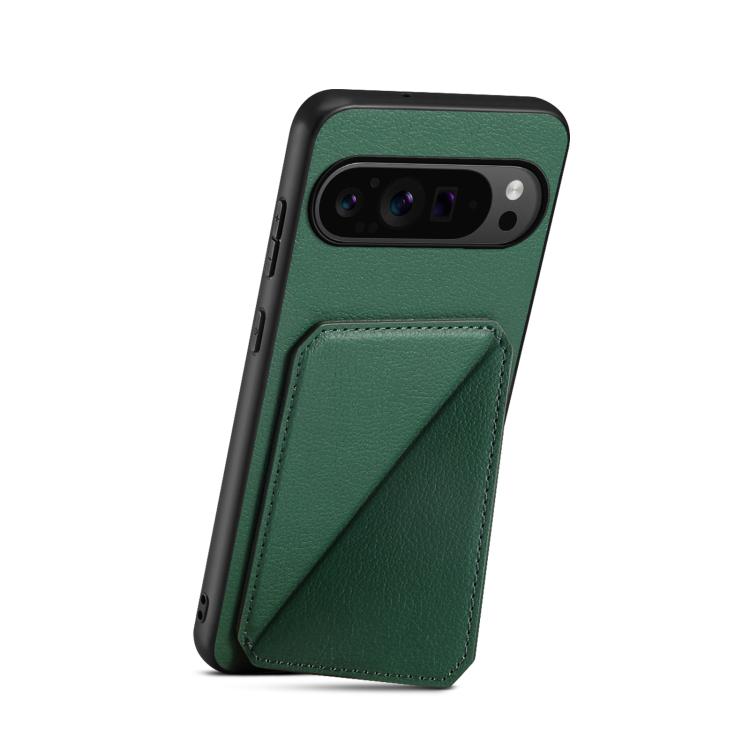 For Google Pixel 10 Pro / 10 D04 Calf Texture Dual Card Slot Holder Phone Case