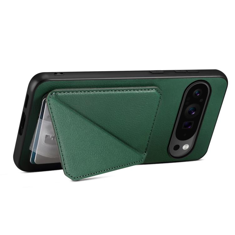 For Google Pixel 10 Pro / 10 D04 Calf Texture Dual Card Slot Holder Phone Case