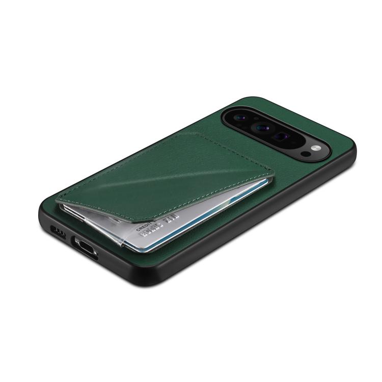 For Google Pixel 10 Pro / 10 D04 Calf Texture Dual Card Slot Holder Phone Case