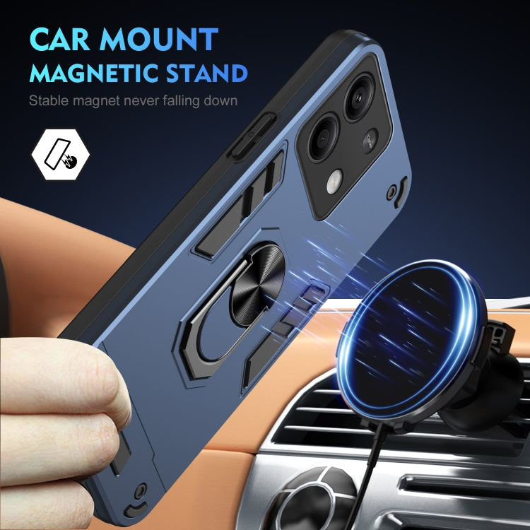 For Xiaomi Redmi Note 13 Shockproof Metal Ring Holder Phone Case