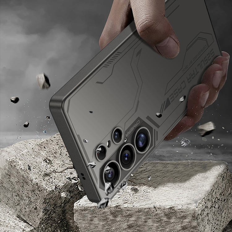 For Samsung Galaxy S25 Ultra 5G GKK AG Craft Skin Feel Exploration Edition Full Coverage Phone Case