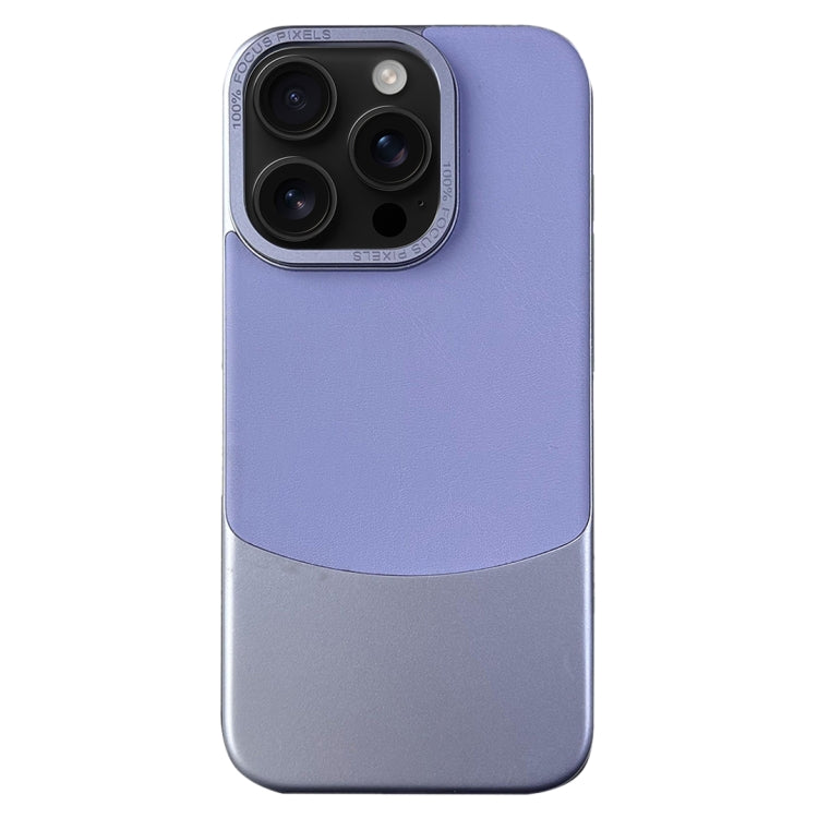 For iPhone 16 Pro Max Napa Texture PC + Leather Phone Case
