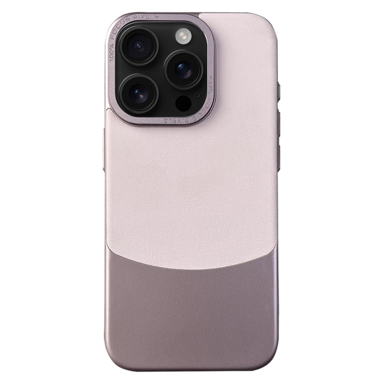 For iPhone 16 Pro Max Napa Texture PC + Leather Phone Case