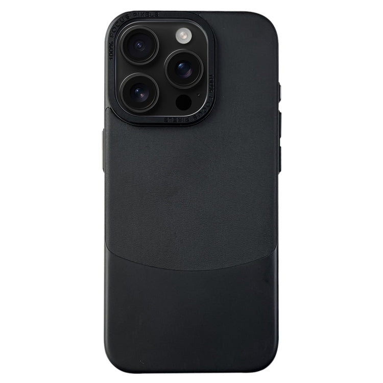 For iPhone 16 Pro Napa Texture PC + Leather Phone Case