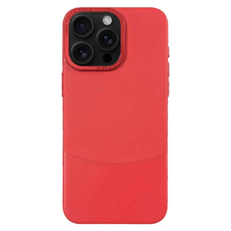 For iPhone 16 Pro Napa Texture PC + Leather Phone Case