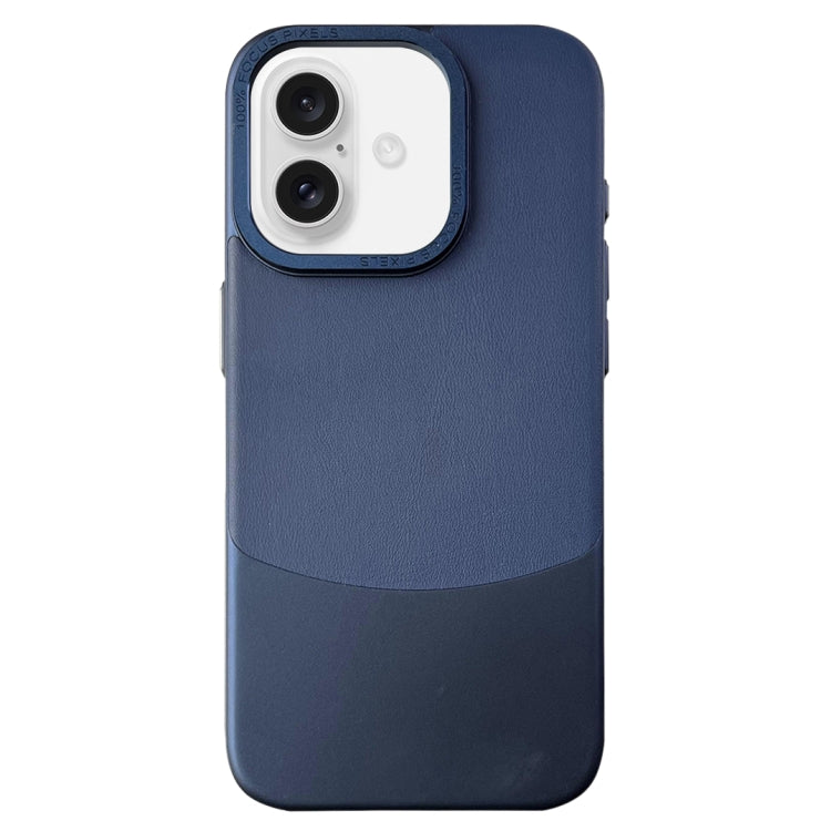 For iPhone 16 Plus Napa Texture PC + Leather Phone Case