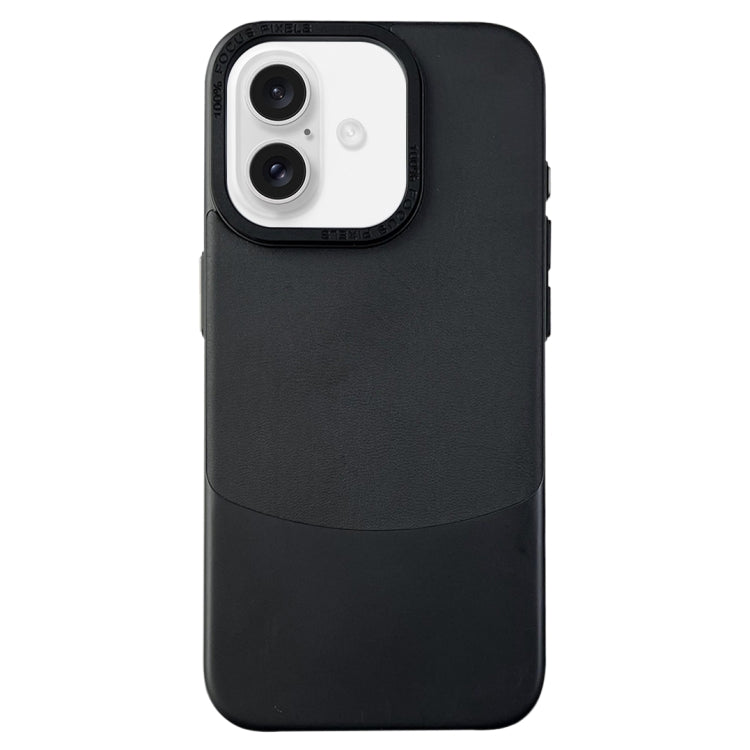 For iPhone 16 Plus Napa Texture PC + Leather Phone Case