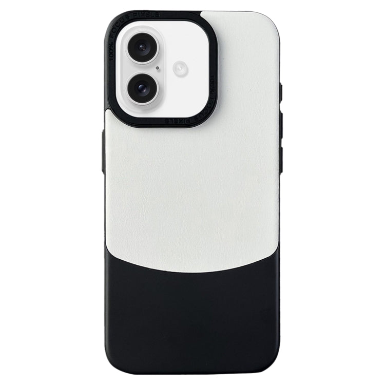 For iPhone 16 Napa Texture PC + Leather Phone Case