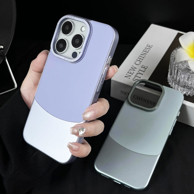 For iPhone 16 Napa Texture PC + Leather Phone Case