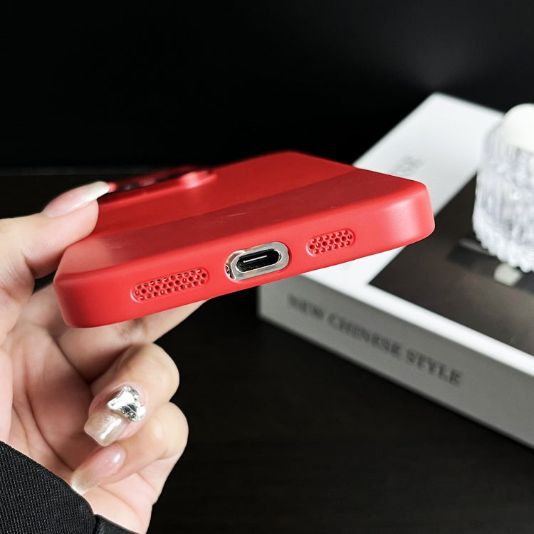 For iPhone 16 Pro Napa Texture PC + Leather Phone Case