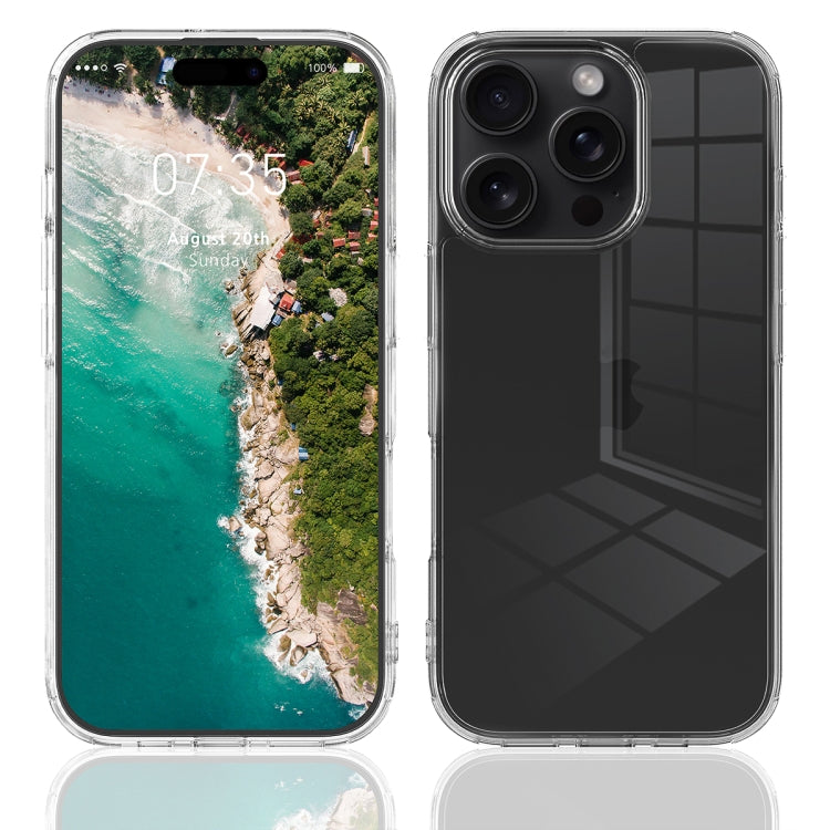 For iPhone 16 Pro Scratchproof Acrylic TPU Phone Case - Transparent