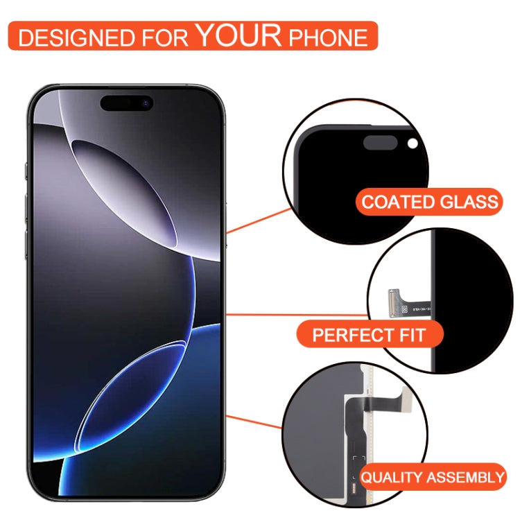 For iPhone 15 Pro DD Soft OLED Screen, Remove IC Need Professional Repair