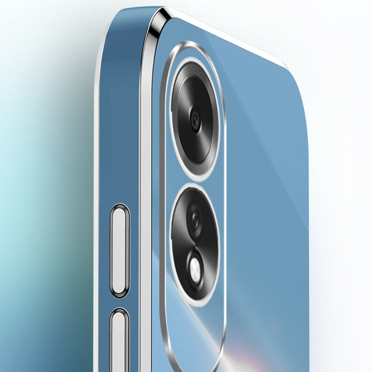 For OPPO A60 4G XINLI Straight Edge 6D Electroplate TPU Phone Case