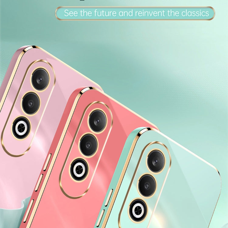 For OPPO K12 XINLI Straight Edge 6D Electroplate TPU Phone Case