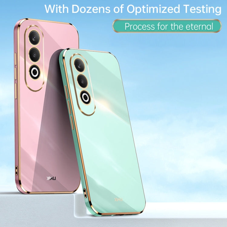 For OPPO K12 XINLI Straight Edge 6D Electroplate TPU Phone Case