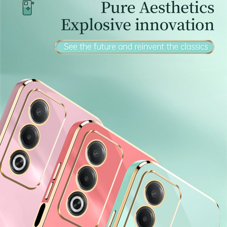For OPPO A3 Pro India XINLI Straight Edge 6D Electroplate TPU Phone Case