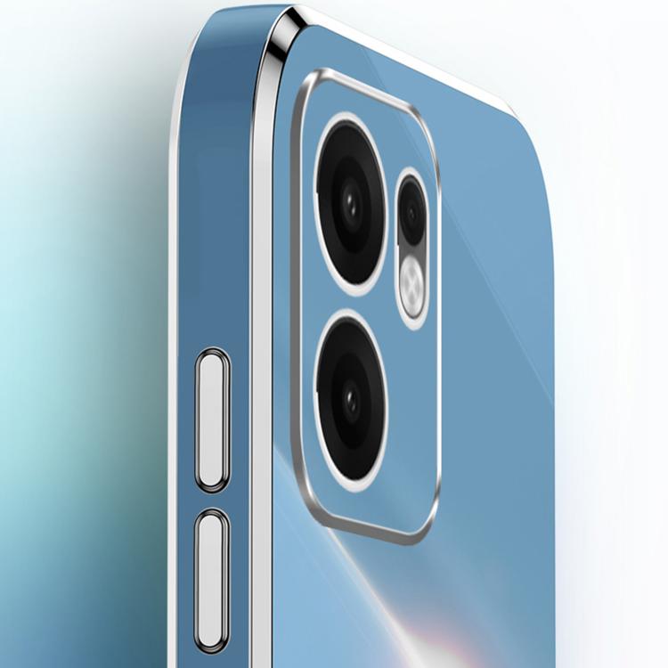 For OPPO Reno13 F 5G Global XINLI Straight Edge 6D Electroplate TPU Phone Case