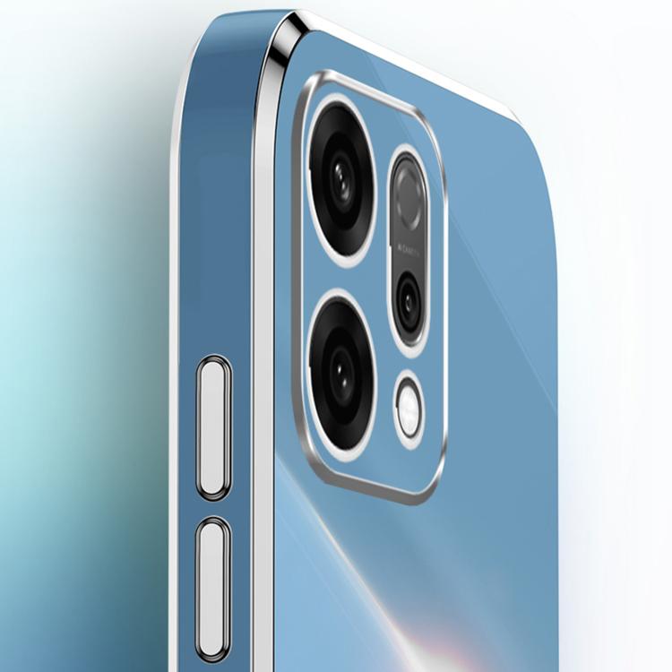 For OPPO Reno14 5G Global XINLI Straight Edge 6D Electroplate TPU Phone Case