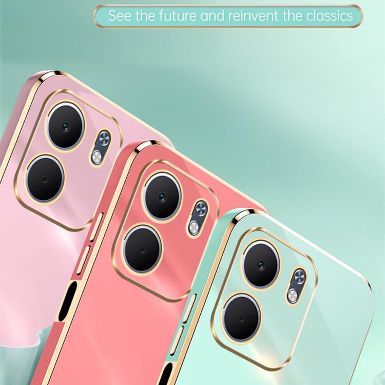 For OPPO A5X 5G Global XINLI Straight Edge 6D Electroplate TPU Phone Case