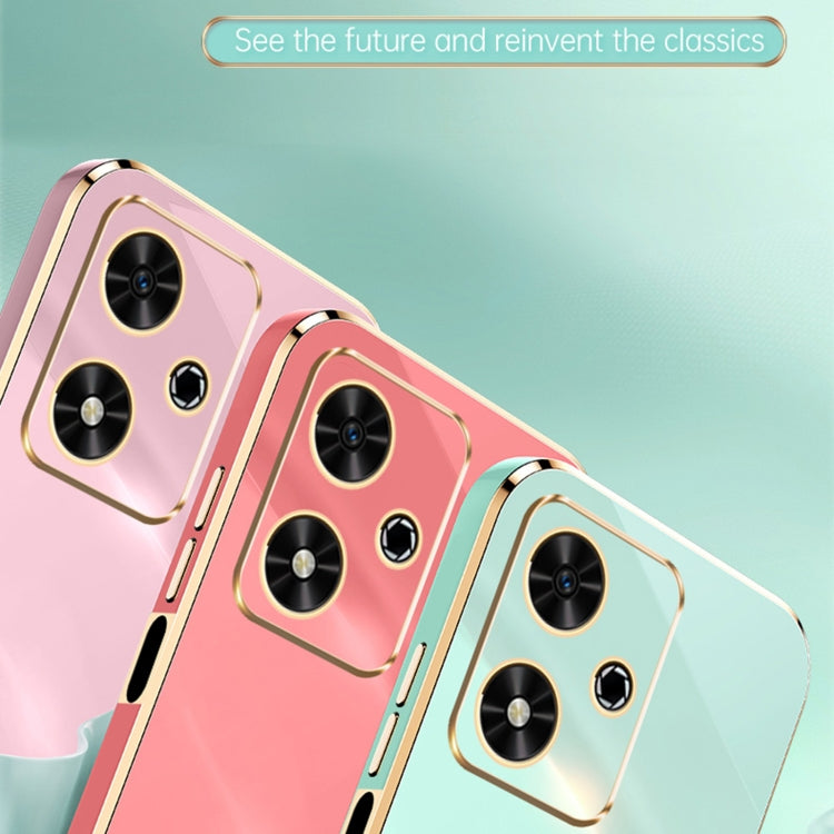 For Honor Play 50 XINLI Straight 6D Plating Gold Edge TPU Phone Case