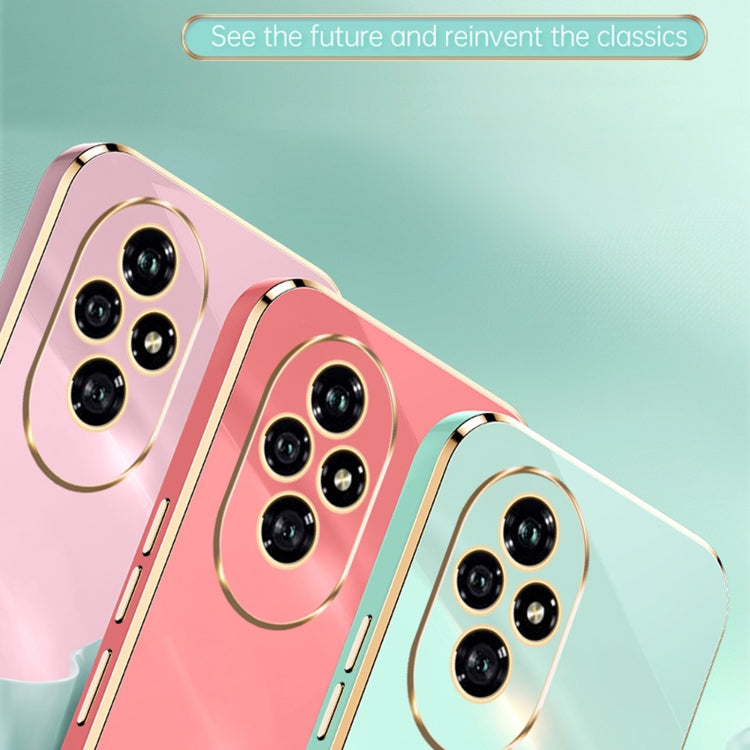 For Honor 200 XINLI Straight 6D Plating Gold Edge TPU Phone Case