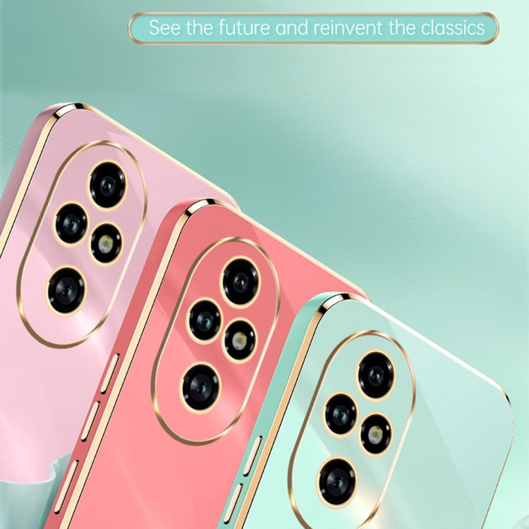 For Honor 200 Pro XINLI Straight 6D Plating Gold Edge TPU Phone Case
