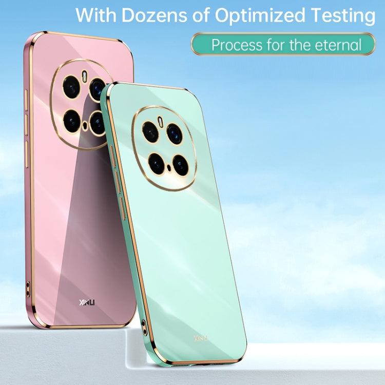 For Honor Magic7 Pro XINLI Straight 6D Plating Gold Edge TPU Phone Case