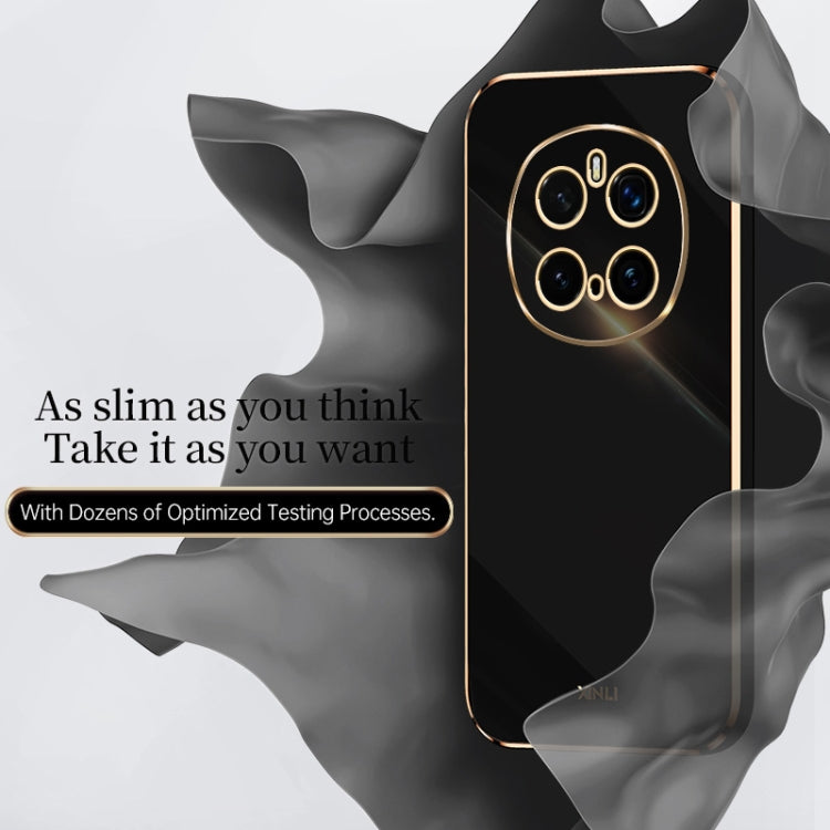 For Honor Magic7 Pro XINLI Straight 6D Plating Gold Edge TPU Phone Case