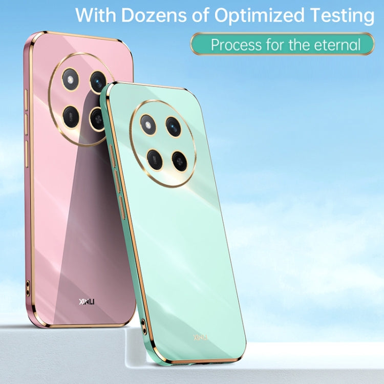 For Honor X60 Pro XINLI Straight 6D Plating Gold Edge TPU Phone Case