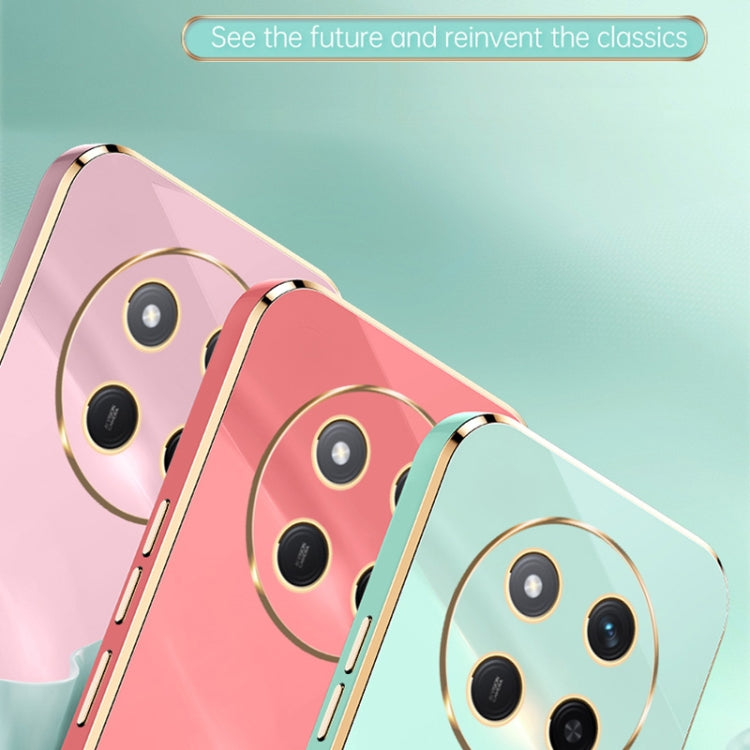 For Honor X60 Pro XINLI Straight 6D Plating Gold Edge TPU Phone Case