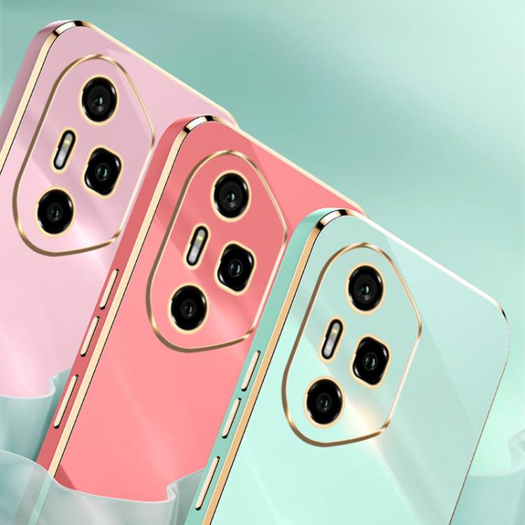 For Honor 300 Pro XINLI Straight 6D Plating Gold Edge TPU Phone Case