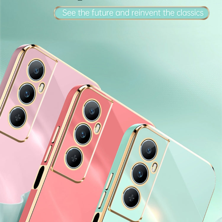 For Realme C65 XINLI Straight Edge 6D Electroplate TPU Phone Case
