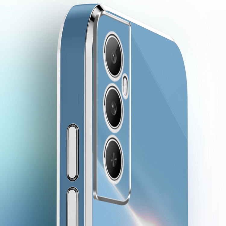 For Realme C65 XINLI Straight Edge 6D Electroplate TPU Phone Case