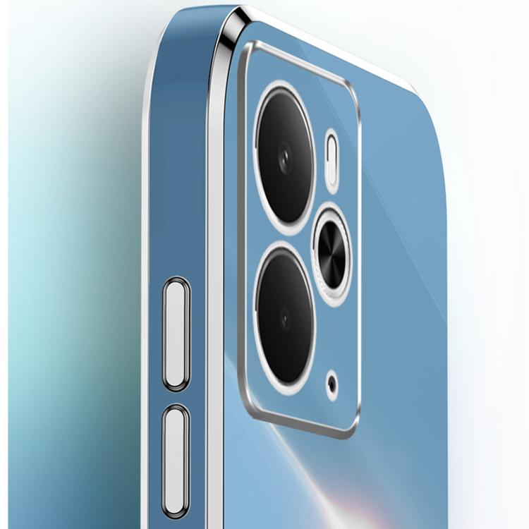 For Realme 14 5G Global XINLI Straight Edge 6D Electroplate TPU Phone Case