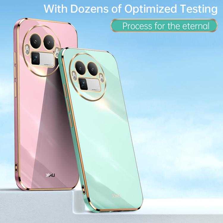 For Realme GT 8 Pro 5G XINLI Straight Edge 6D Electroplate TPU Phone Case