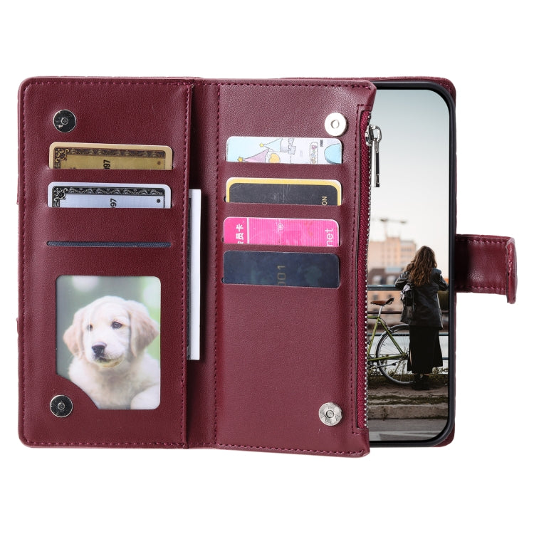 For Motorola Edge 50 Pro Glitter Lattice Zipper Wallet Leather Phone Case