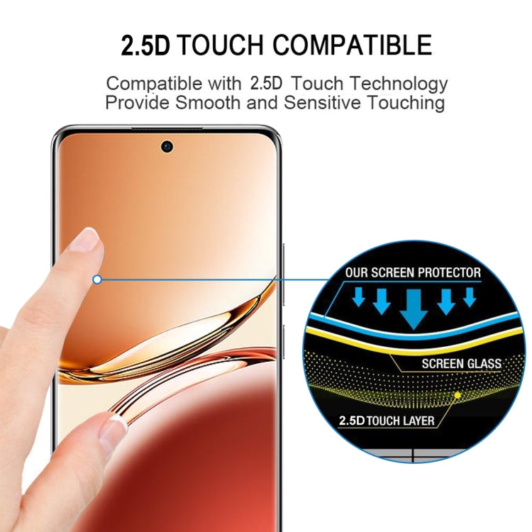 For OPPO F27 Pro / F27 Pro+ 25pcs 3D Curved Edge Full Screen Tempered Glass Film