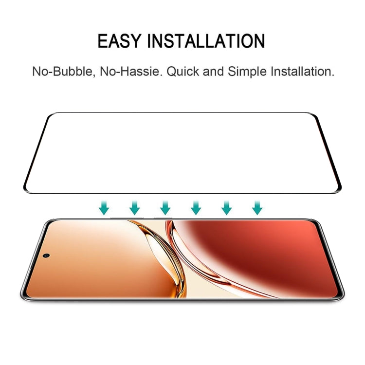 For OPPO F27 Pro / F27 Pro+ 25pcs 3D Curved Edge Full Screen Tempered Glass Film