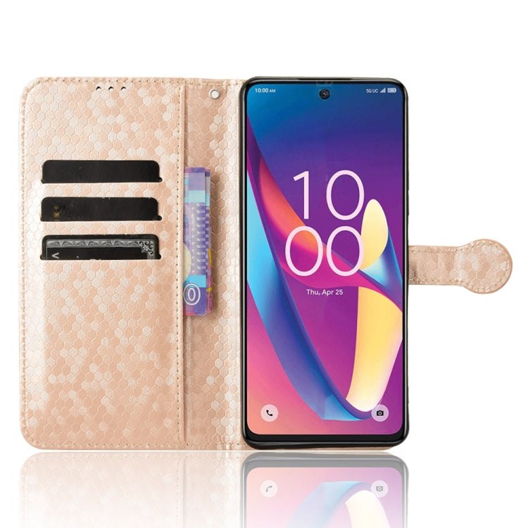 For TCL 50 XL 5G Honeycomb Dot Texture Leather Phone Case