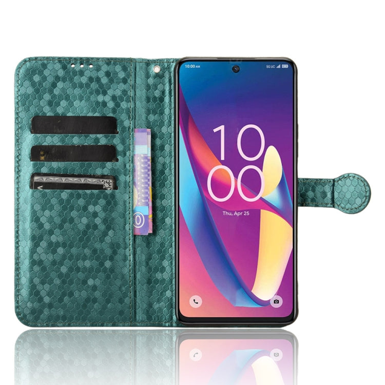 For TCL 50 XL 5G Honeycomb Dot Texture Leather Phone Case