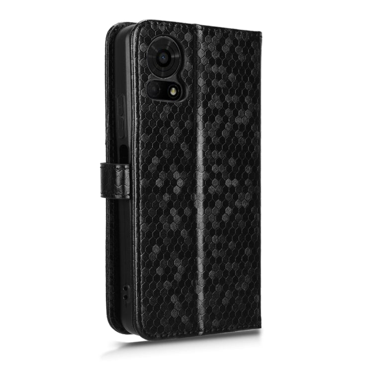 For TCL 50 LE 4G Honeycomb Dot Texture Leather Phone Case