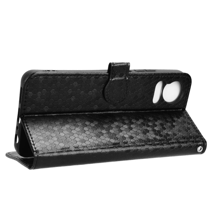 For TCL 50 LE 4G Honeycomb Dot Texture Leather Phone Case