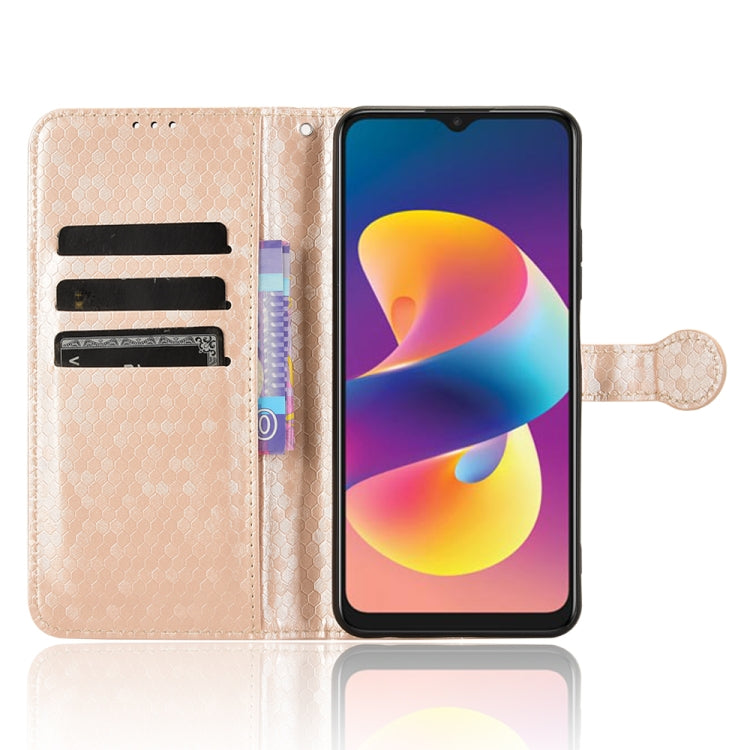 For TCL 50 LE 4G Honeycomb Dot Texture Leather Phone Case