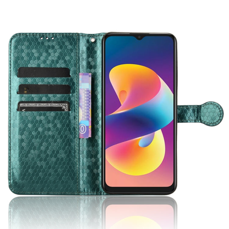 For TCL 50 LE 4G Honeycomb Dot Texture Leather Phone Case