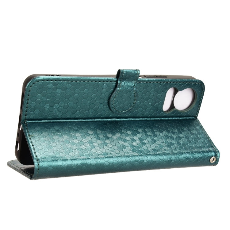 For TCL 50 LE 4G Honeycomb Dot Texture Leather Phone Case