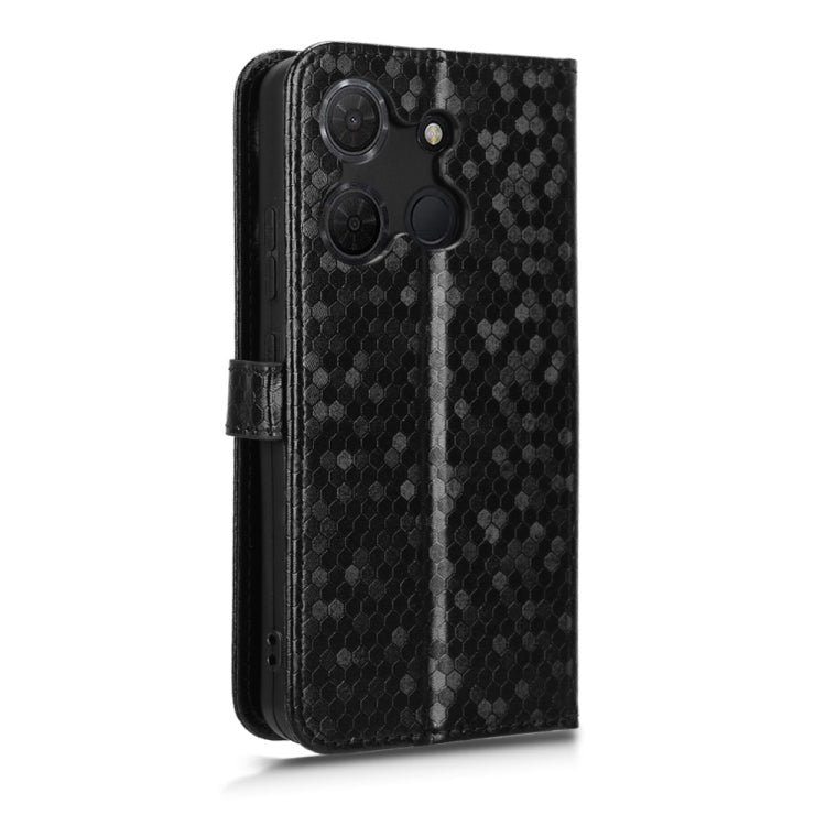 For TCL 503 Honeycomb Dot Texture Leather Phone Case